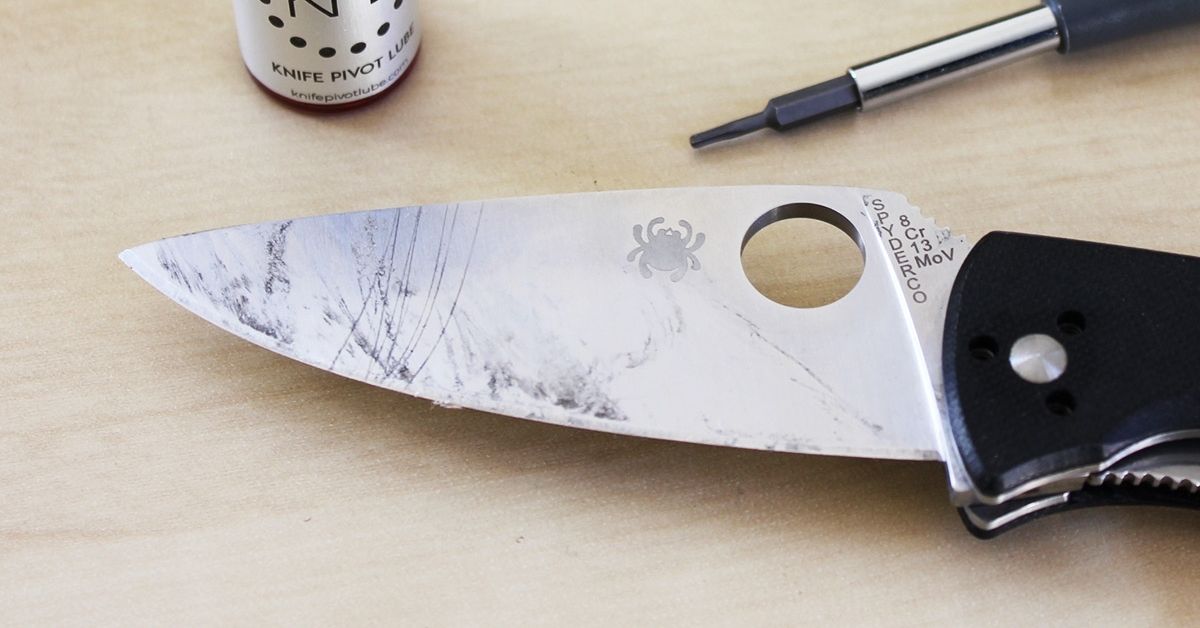 how to clean clean a pocket knife knife